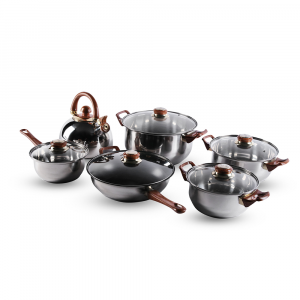Cookware Set Stainless isi 6 pcs