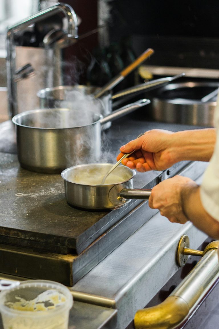 stainless steel cook