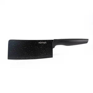 KNIVES 6'S SET BLACK MARBLE (BLACK GRANITE)