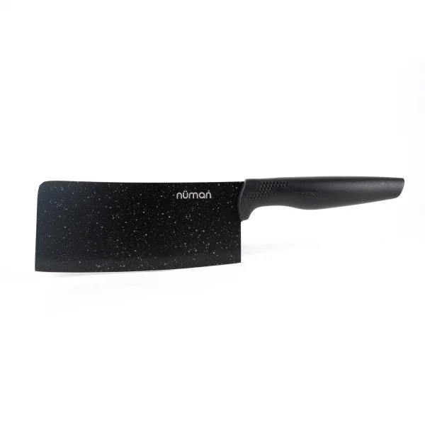 KNIVES 6'S SET BLACK MARBLE (BLACK GRANITE)