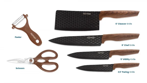 KNIVES 6'S SET BLACK DIAMOND - Image 10