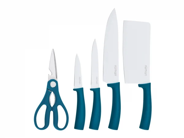 KNIVES 5'S SET MOSAIC BLUE