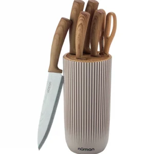 KNIVES 7'S SET DAMASCUS BUTTERCREAM