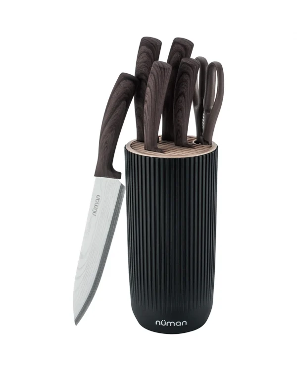KNIVES 7'S SET DAMASCUS HAZELNUT - Image 2