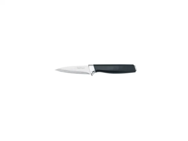 3.5 INCH PARING KNIFE DAMASCUS BLACK