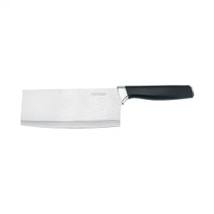 7 INCH CLEAVER DAMASCUS BLACK