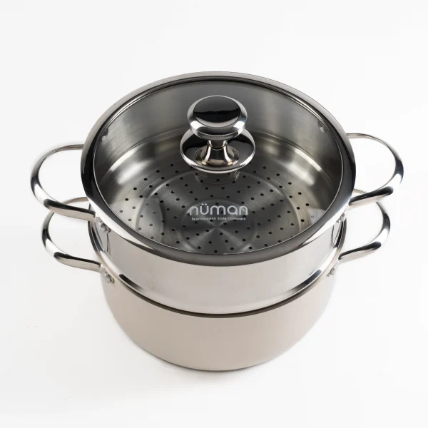 24CM CASSEROLE STEAMER SET WITH LID